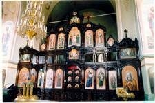 Современный внутренний вид соборного храма  Иоанно-Предтеченского монастыря (бывший Сретенский храм).