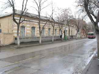 Современный вид тюремного здания Астраханского ЧК.