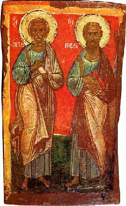 Икона  Петр и Павел