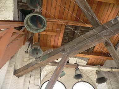 Внутренний вид Пречистенской колокольни - август 2006 г.