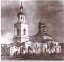 Гостино-Николаевская церковь, вид со стороны Братского сада